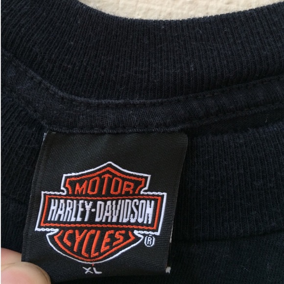 Harley Davidson Flaming Eagle Santa Barbara Tshirt - Picture 7 of 7